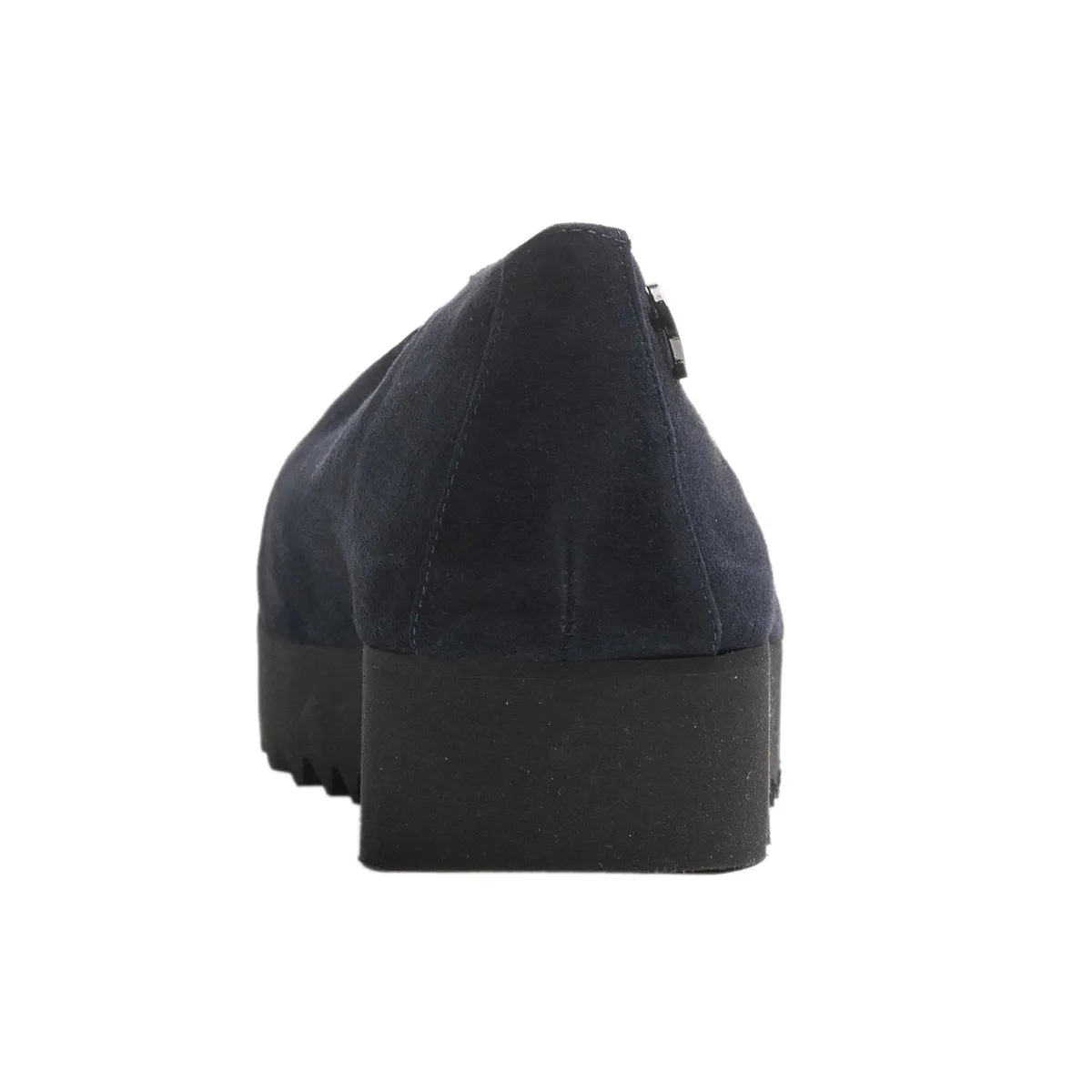 Thierry Rabotin Damen Grace Keilabsatz Navy Wildleder