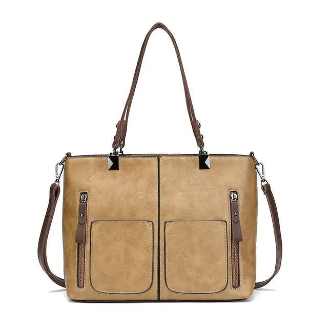 Tinkin Vintage Schultertasche Damen Casual Tragetaschen für den täglichen Einkauf Fashion Nova Taschen
