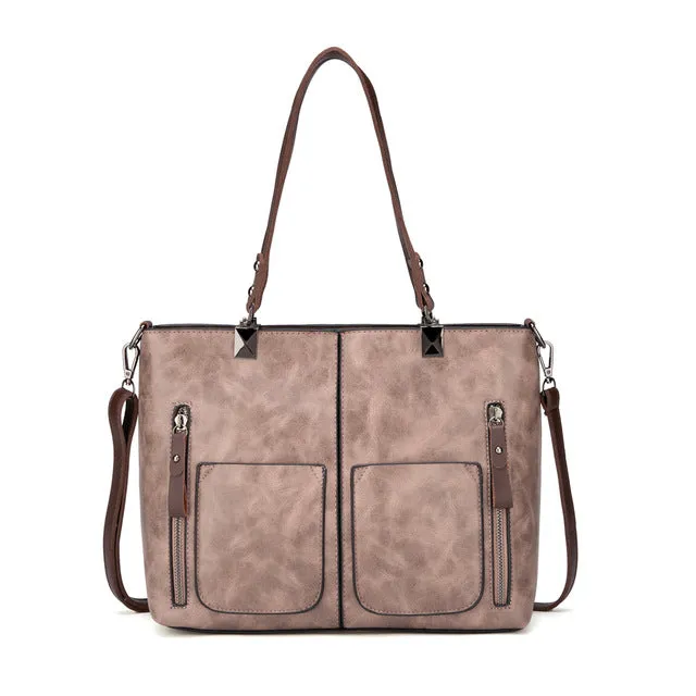 Tinkin Vintage Schultertasche Damen Casual Tragetaschen für den täglichen Einkauf Fashion Nova Taschen