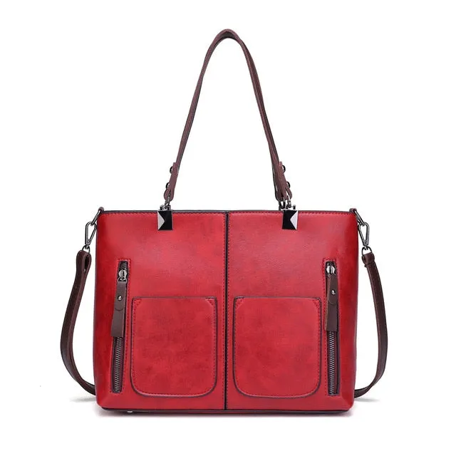 Tinkin Vintage Schultertasche Damen Casual Tragetaschen für den täglichen Einkauf Fashion Nova Taschen