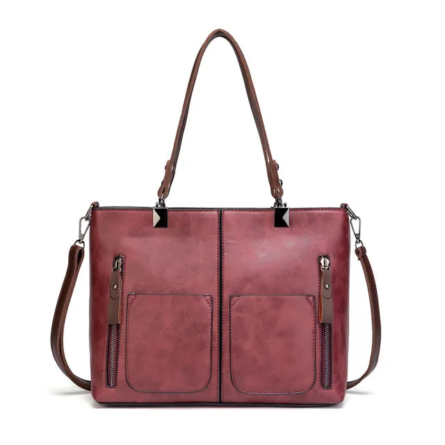 Tinkin Vintage Schultertasche Damen Casual Tragetaschen für den täglichen Einkauf Fashion Nova Taschen