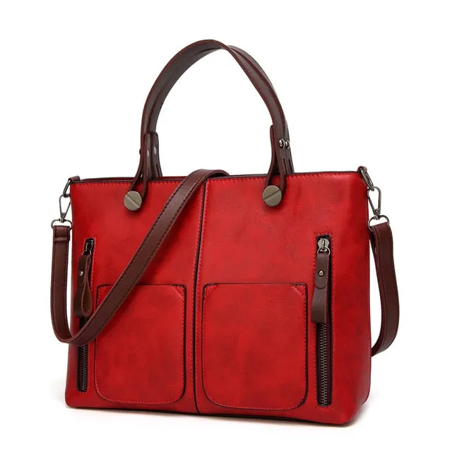Tinkin Vintage Schultertasche Damen Casual Tragetaschen für den täglichen Einkauf Fashion Nova Taschen