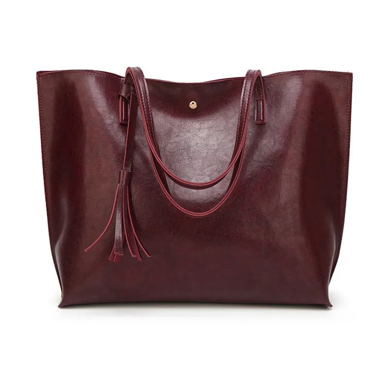 Große Tragetasche Damen-Ledertaschen Hochwertige Damen-PU-Ledertasche Modische Damen-Schultertaschen Klassische Handtasche Fashion Nova Taschen