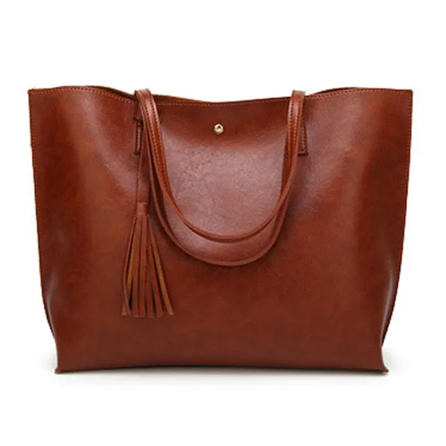 Große Tragetasche Damen-Ledertaschen Hochwertige Damen-PU-Ledertasche Modische Damen-Schultertaschen Klassische Handtasche Fashion Nova Taschen