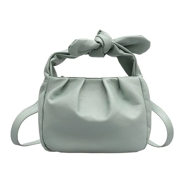 Taschen für Damen 2020 Vintage Handtaschen Uni-Farben Sommer Umhängetasche Damen Cloud Beutel Weiches Leder Clutch Fashion Nova Taschen