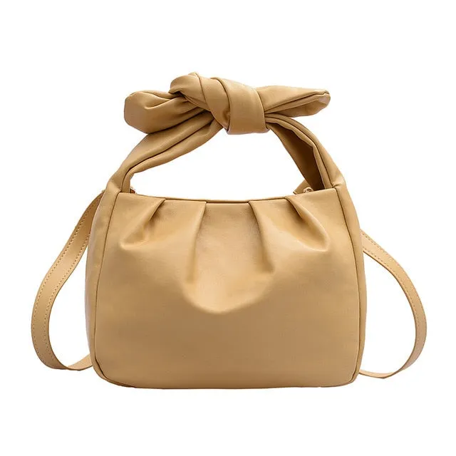 Taschen für Damen 2020 Vintage Handtaschen Uni-Farben Sommer Umhängetasche Damen Cloud Beutel Weiches Leder Clutch Fashion Nova Taschen