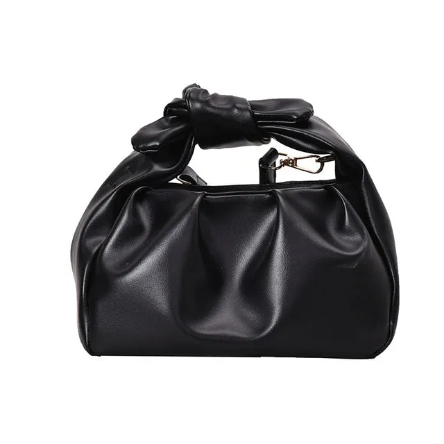 Taschen für Damen 2020 Vintage Handtaschen Uni-Farben Sommer Umhängetasche Damen Cloud Beutel Weiches Leder Clutch Fashion Nova Taschen
