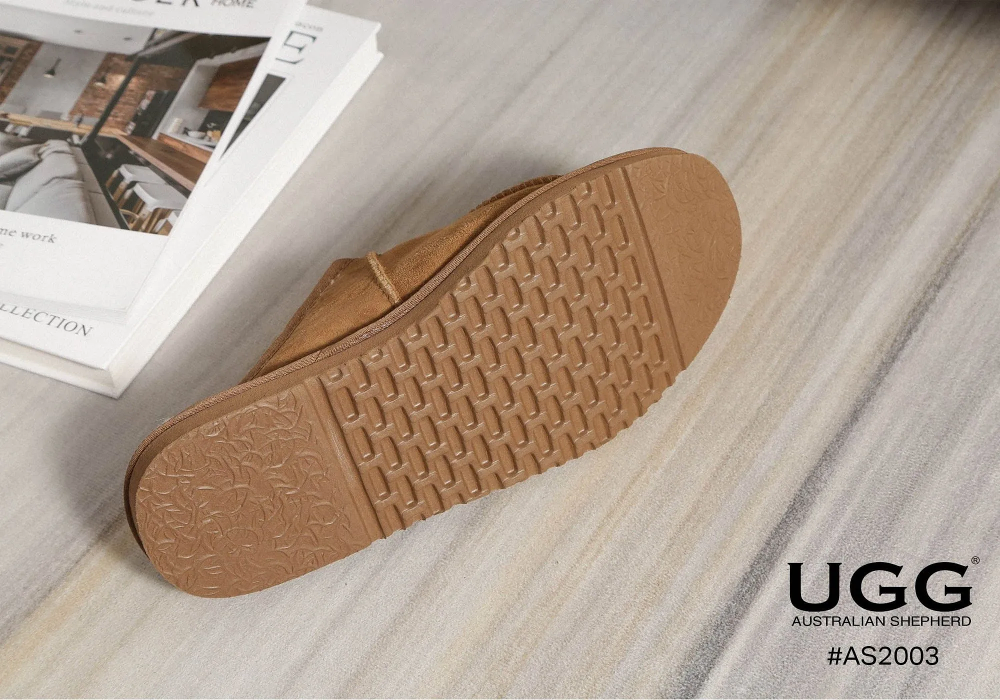 UGG Australian Shepherd Bequeme Unisex Rafael Pantoffeln mit offener Ferse UGG Schuhe