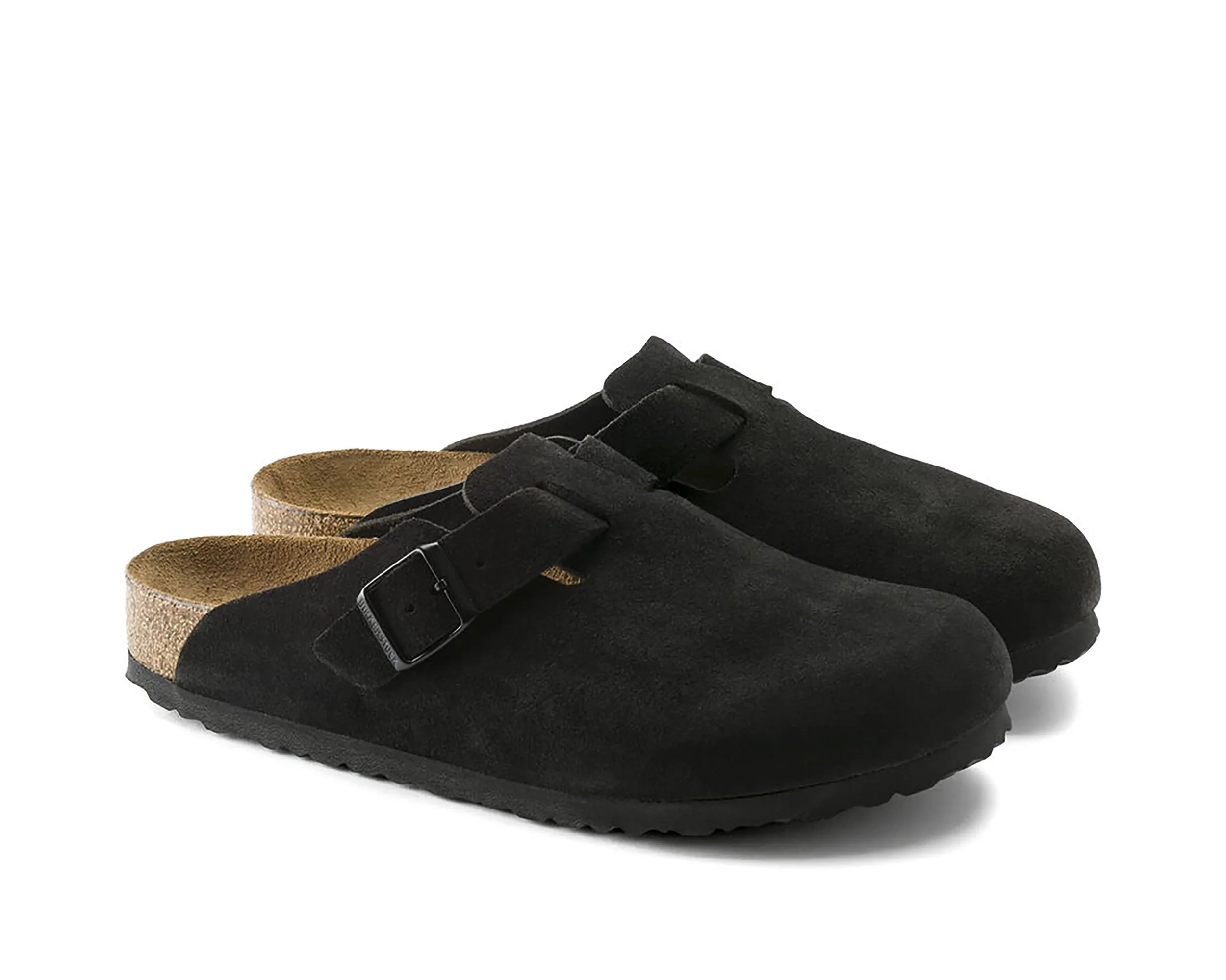 Unisex Boston Soft Footbed Wildleder Leder (Weite)