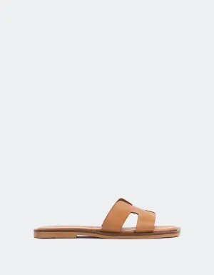Valmy Leder in Tan