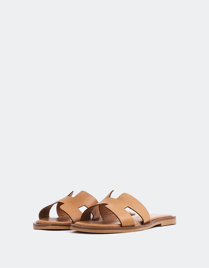 Valmy Leder in Tan
