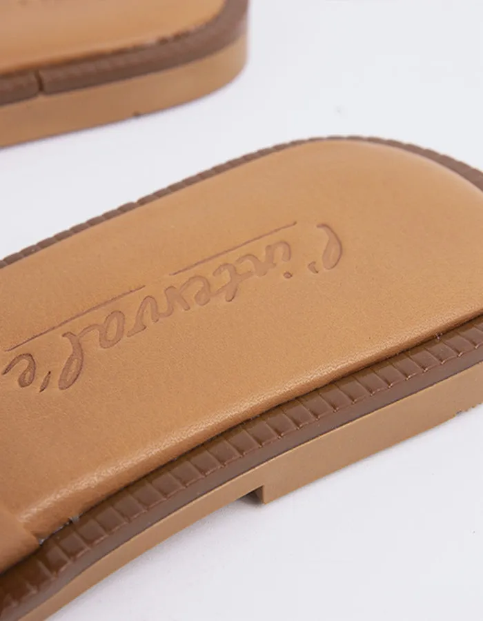 Valmy Leder in Tan