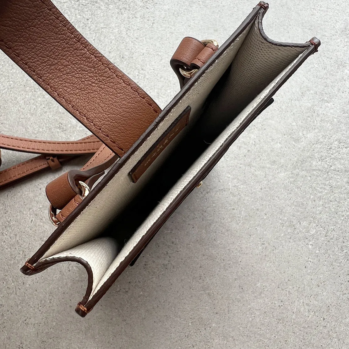 Vertikale Tasche Canvas/Leinen, Classique Moreau Taschen