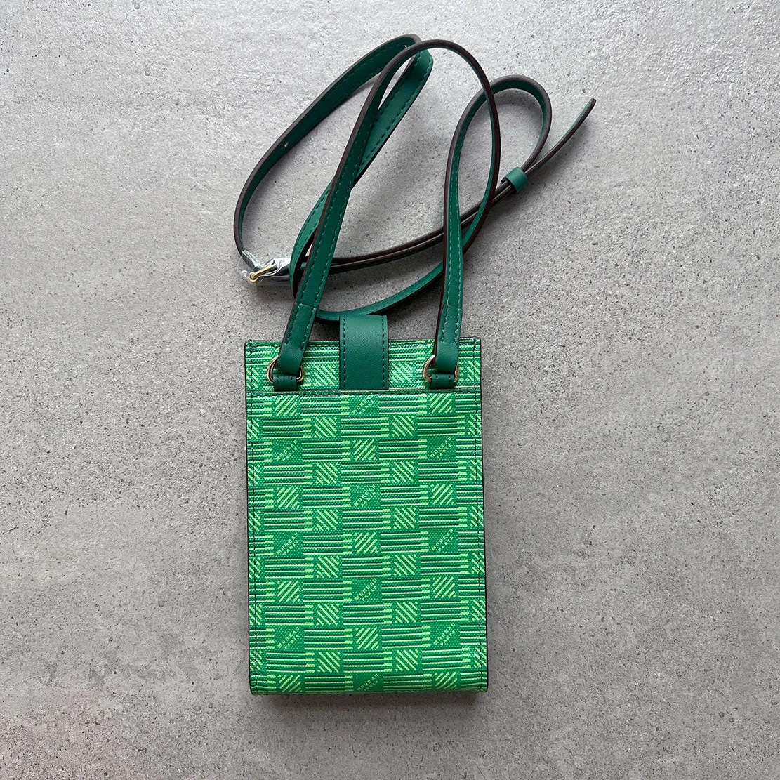 Vertikale Tasche Canvas/Leinen, Grüne Moreau Taschen