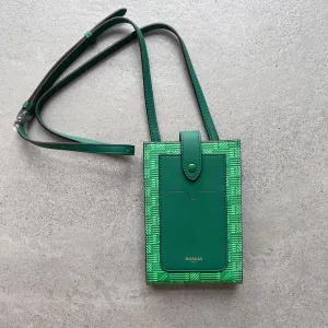 Vertikale Tasche Canvas/Leinen, Grüne Moreau Taschen