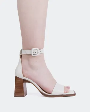 Vertigo, Off White Leder/Cuir Blanc Cassé