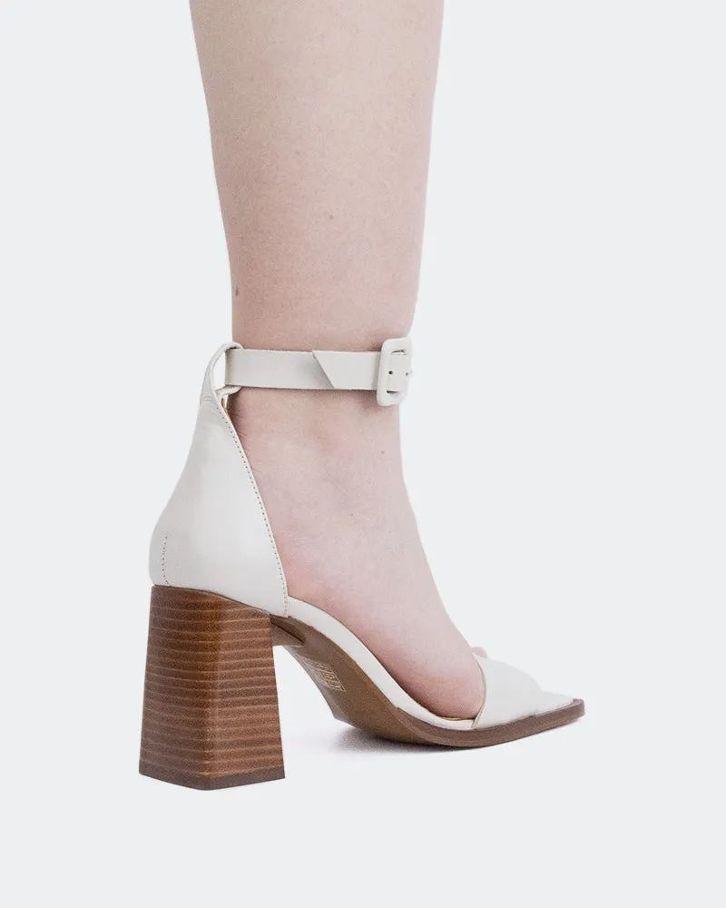 Vertigo, Off White Leder/Cuir Blanc Cassé