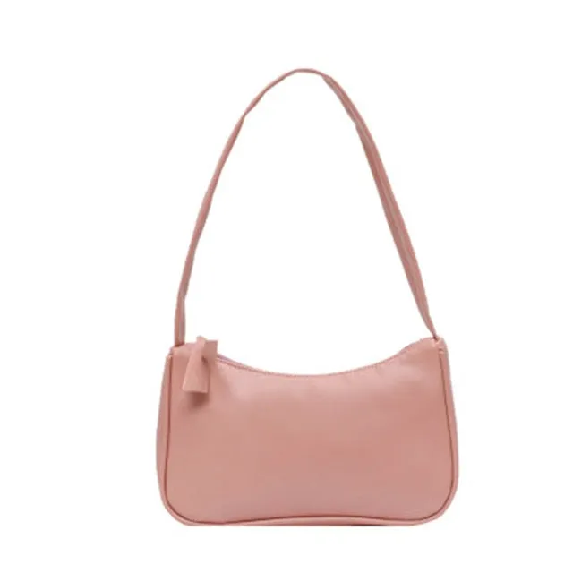Vintage Retro Umhängetaschen für Damen 2020 Mode Handtasche Weiches Leder Damenkleine Achselhöhlentasche Casual Retro Mini Schultertasche Fashion Nova Taschen
