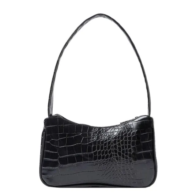 Vintage Retro Umhängetaschen für Damen 2020 Mode Handtasche Weiches Leder Damenkleine Achselhöhlentasche Casual Retro Mini Schultertasche Fashion Nova Taschen