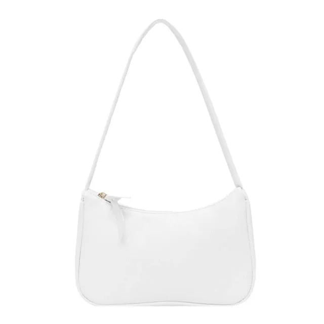 Vintage Retro Umhängetaschen für Damen 2020 Mode Handtasche Weiches Leder Damenkleine Achselhöhlentasche Casual Retro Mini Schultertasche Fashion Nova Taschen