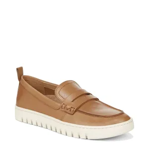 Vionic Damen Uptown Glattleder-Loafer in Kamel