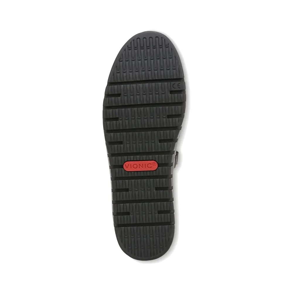 Vionic Damen Uptown Glattleder Mary Jane Schuh in Schwarz