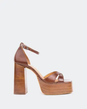 Vixen Kastanienbraunes Leder