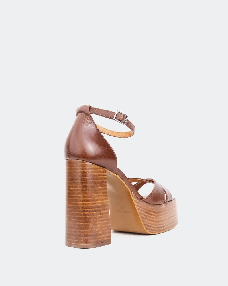 Vixen Kastanienbraunes Leder