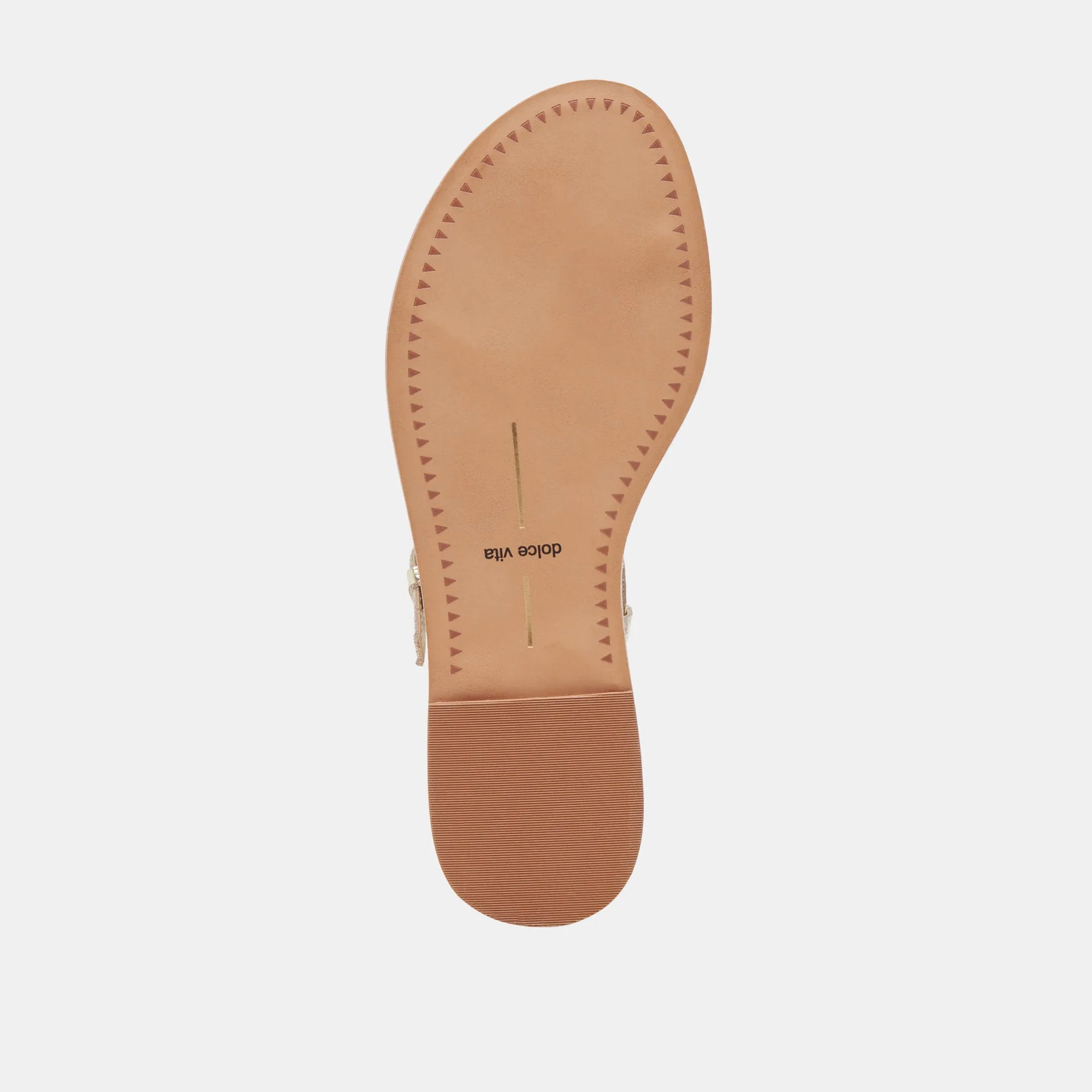 WANDRE SANDALEN GOLD LEDER MIT VINTAGE-OPTIK