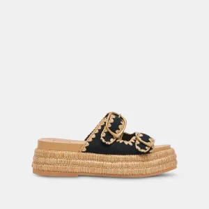 WANIKA SANDALEN ONYX NUBUCK