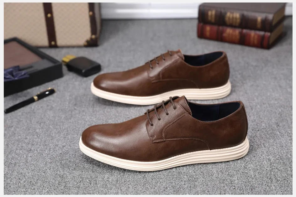 West Louis™ Lässige Geschäfts-Elegantschuhe aus echtem Leder