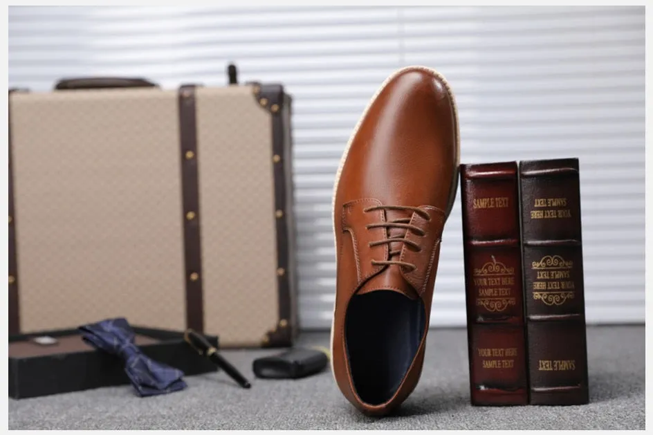 West Louis™ Lässige Geschäfts-Elegantschuhe aus echtem Leder