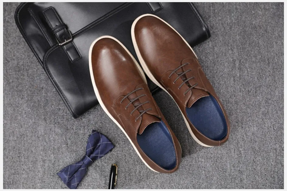 West Louis™ Lässige Geschäfts-Elegantschuhe aus echtem Leder