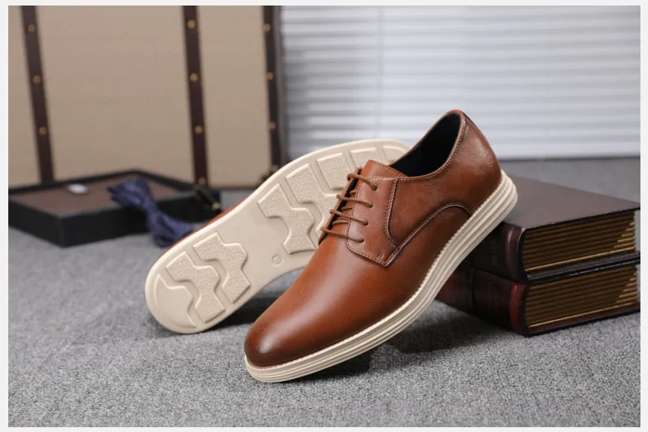 West Louis™ Lässige Geschäfts-Elegantschuhe aus echtem Leder