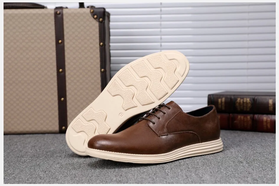 West Louis™ Lässige Geschäfts-Elegantschuhe aus echtem Leder