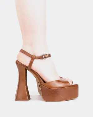 Westwood Hellbraunes Leder/Ockerfarbenes Leder