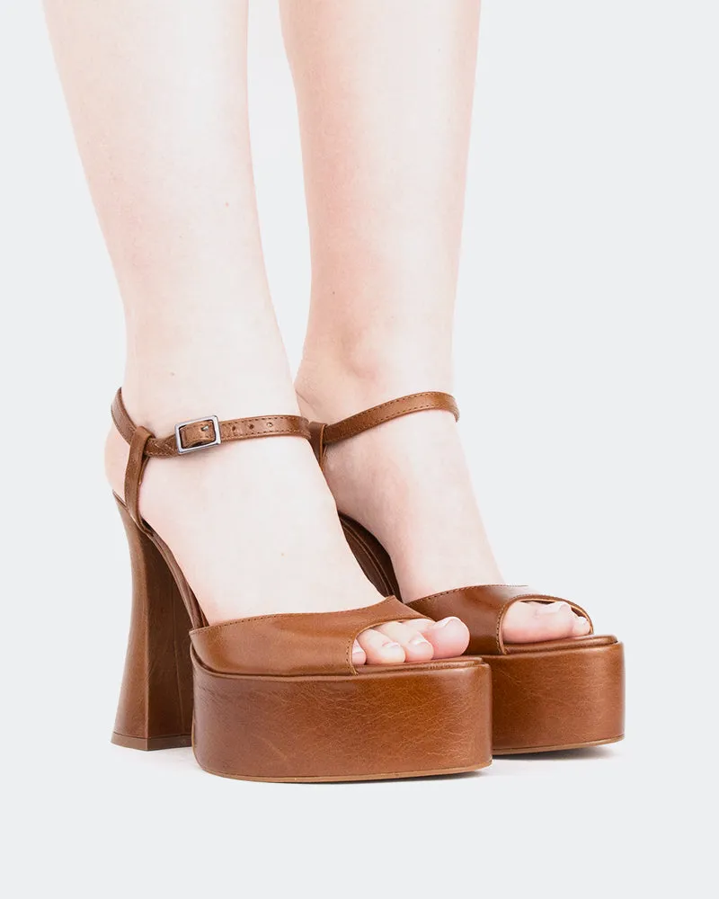 Westwood Hellbraunes Leder/Ockerfarbenes Leder