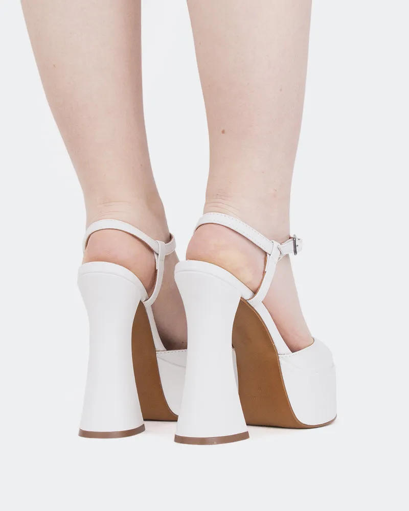 Westwood Weißes Leder/Cuir Blanc