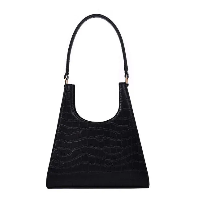 Damen Handtasche Retro Alligator Achselhöhlentasche Vintage Kleine Dreieckige Handtasche Damen Luxus Krokodil Umhängetasche LadyA155 Fashion Nova Taschen