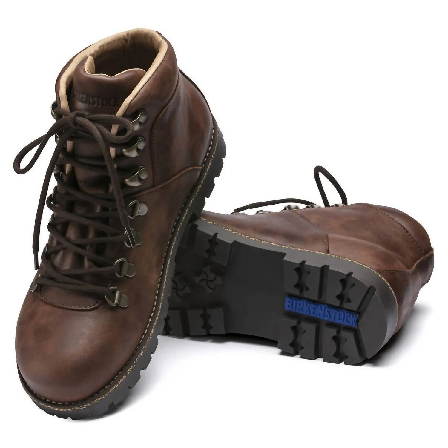 Dunkelbraune Damen-Schnürstiefel von Jackson