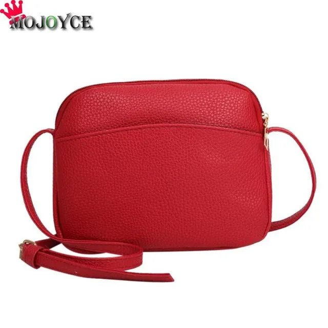 Damen PU-Leder Messenger Handtasche Schale Schulter Crossbody Bag Einfarbig Kleine Taschen für Damen 2020 Haupt Damen Handtasche Fashion Nova Taschen