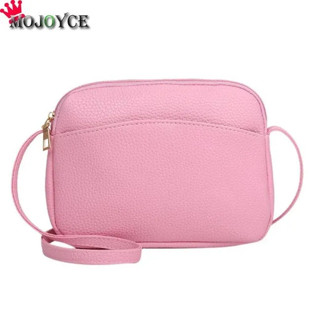 Damen PU-Leder Messenger Handtasche Schale Schulter Crossbody Bag Einfarbig Kleine Taschen für Damen 2020 Haupt Damen Handtasche Fashion Nova Taschen
