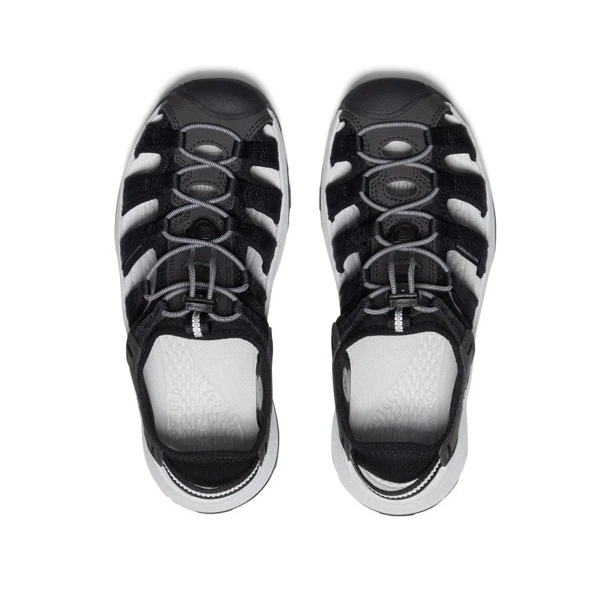 Damensandale Astoria West | Schwarz/Grau