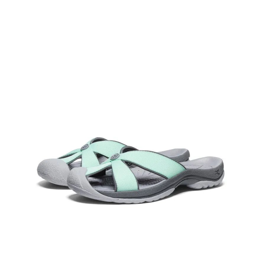 Bali Slide Sandale für Damen  |  Flechtengrau/Stahlgrau
