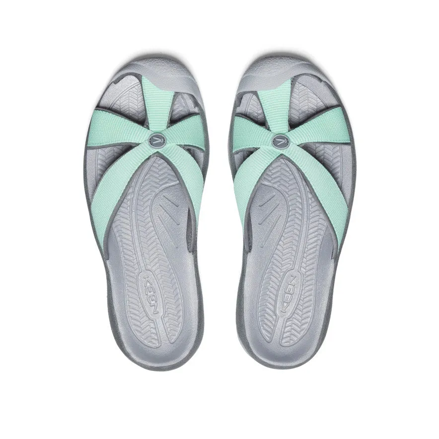 Bali Slide Sandale für Damen  |  Flechtengrau/Stahlgrau
