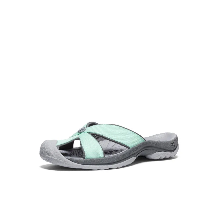 Bali Slide Sandale für Damen  |  Flechtengrau/Stahlgrau