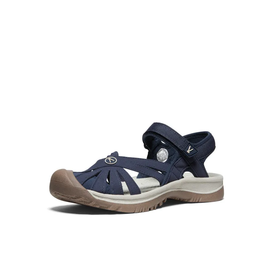 Damen-Rosensandale | Marineblau