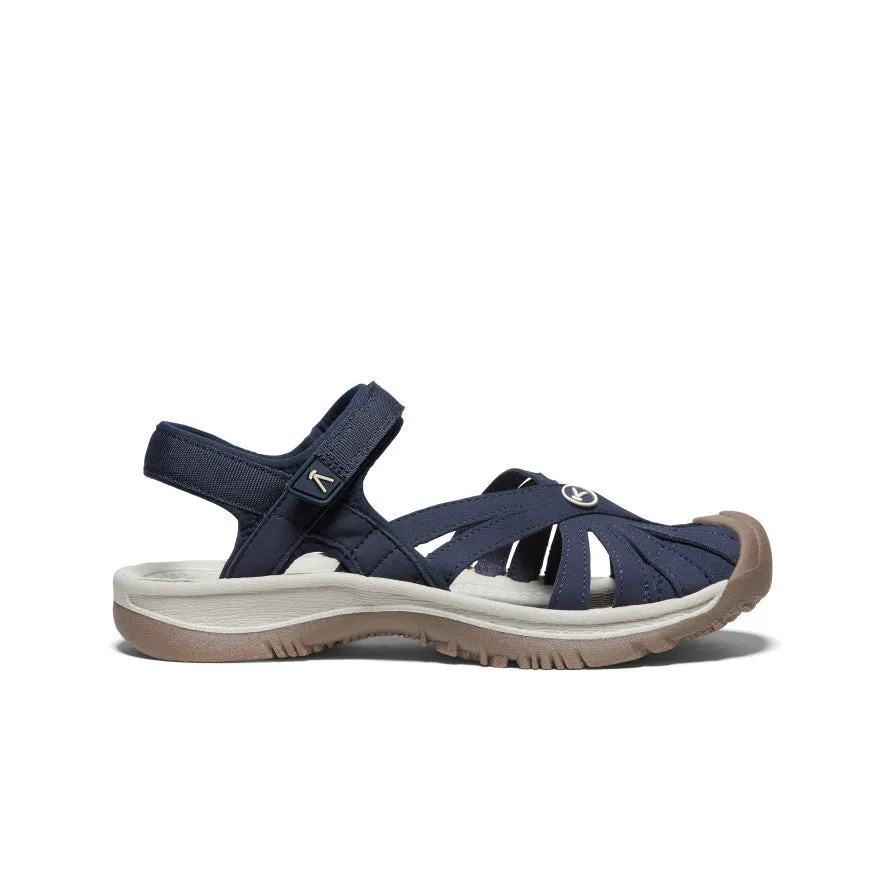 Damen-Rosensandale | Marineblau