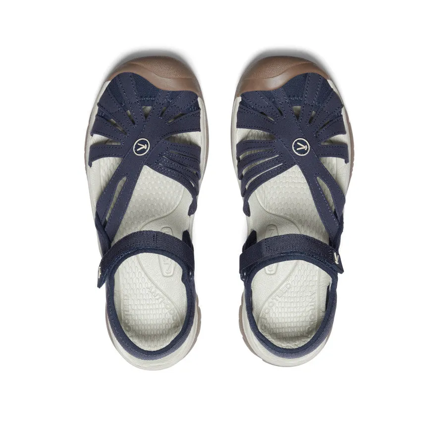 Damen-Rosensandale | Marineblau