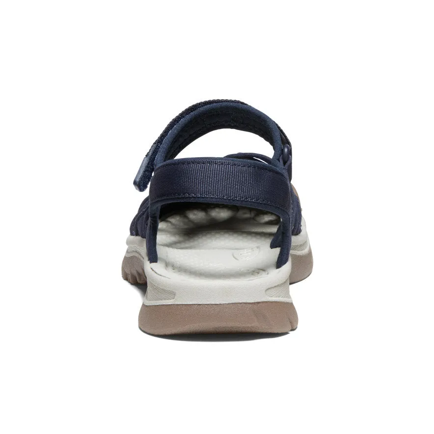 Damen-Rosensandale | Marineblau